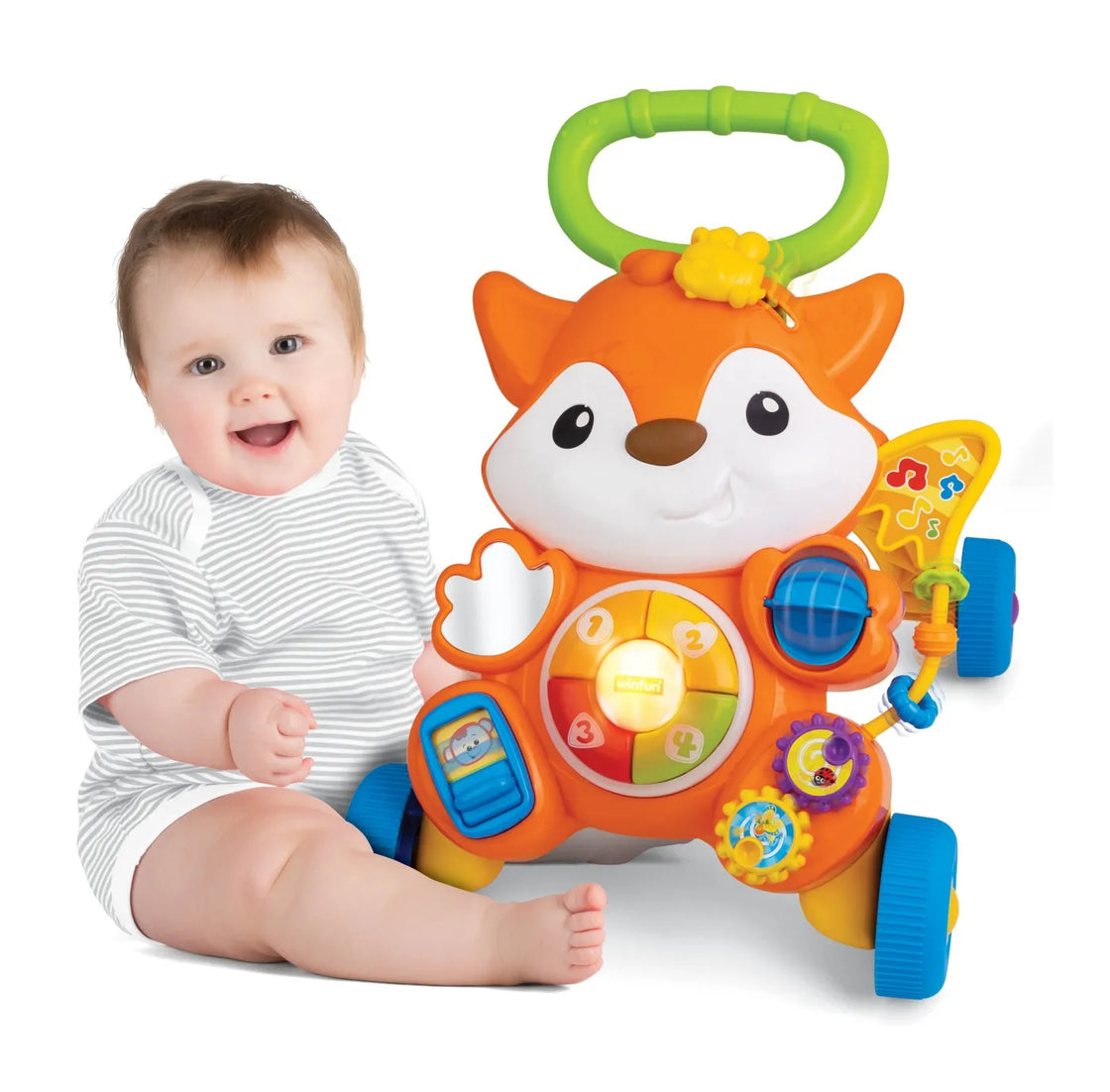 Winfun antemergator vulpe cu lumini si sunete