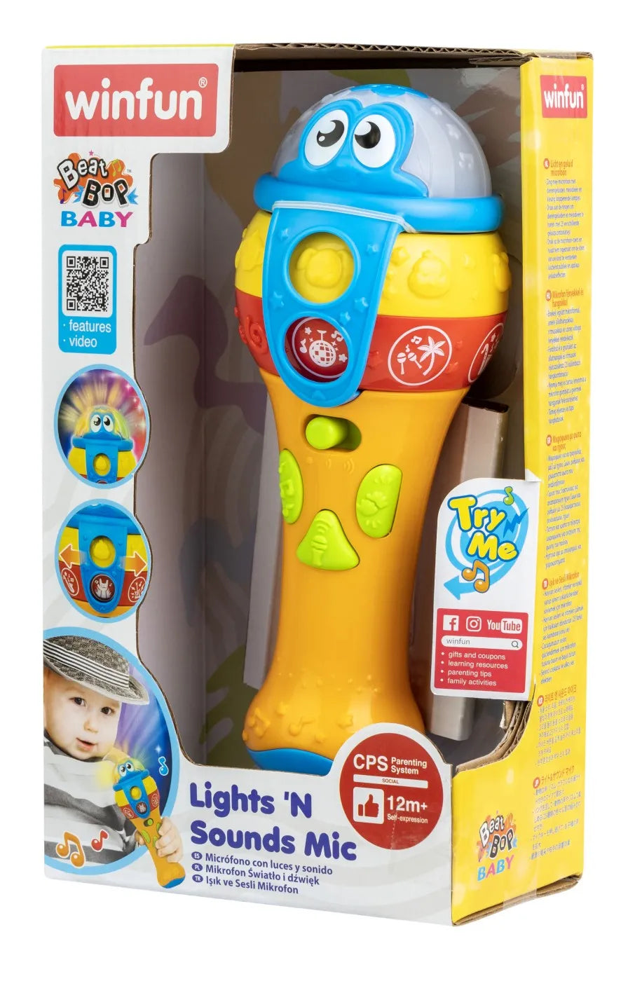 Winfun microfon cu sunete si lumini