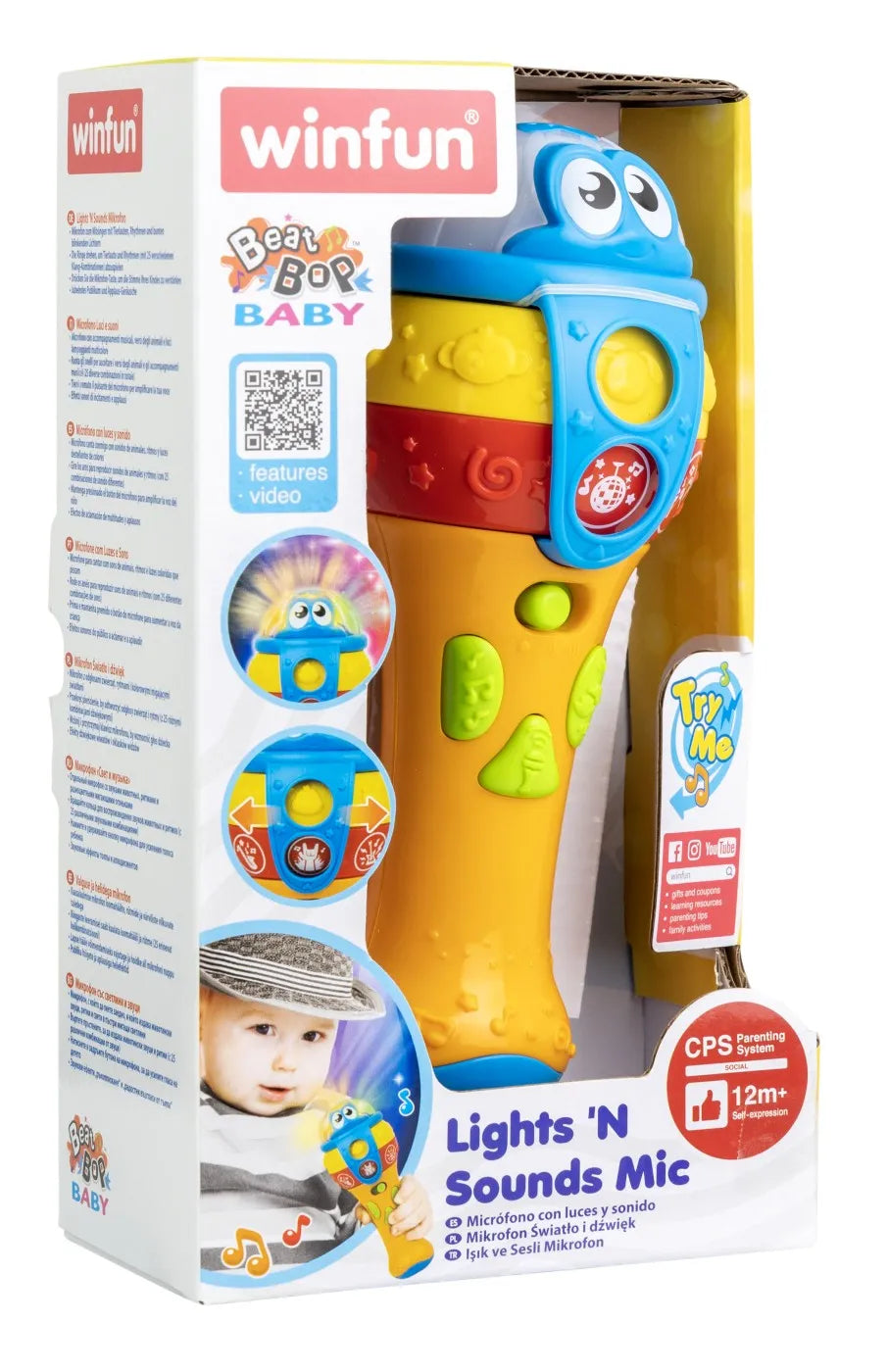 Winfun microfon cu sunete si lumini