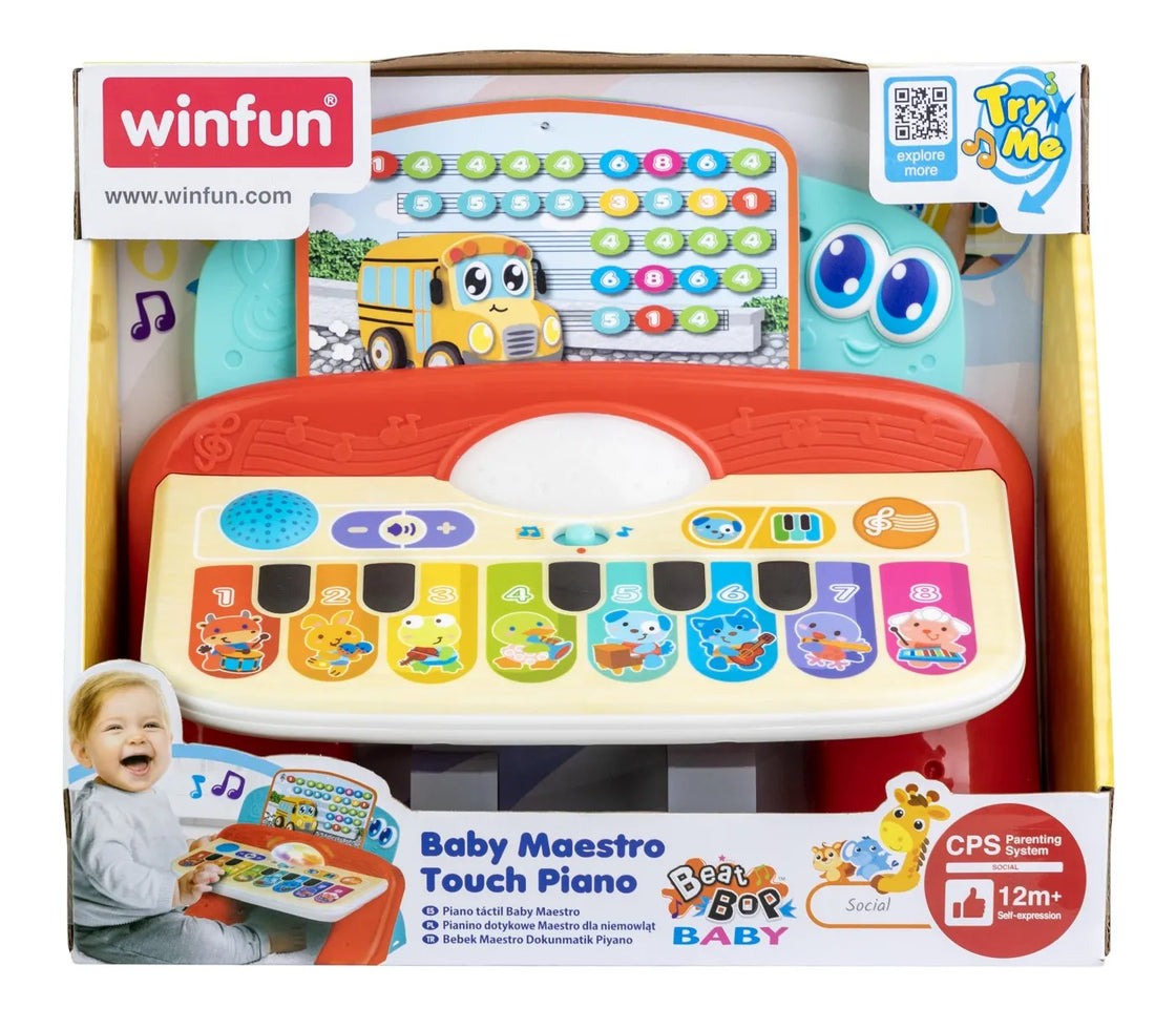 Winfun pian cu sunete si lumini cu 8 taste