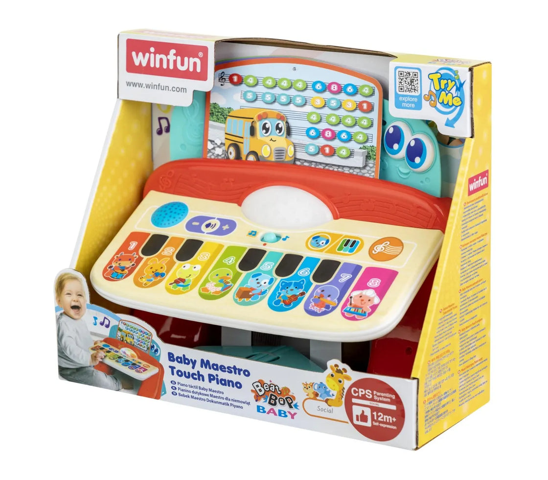 Winfun pian cu sunete si lumini cu 8 taste