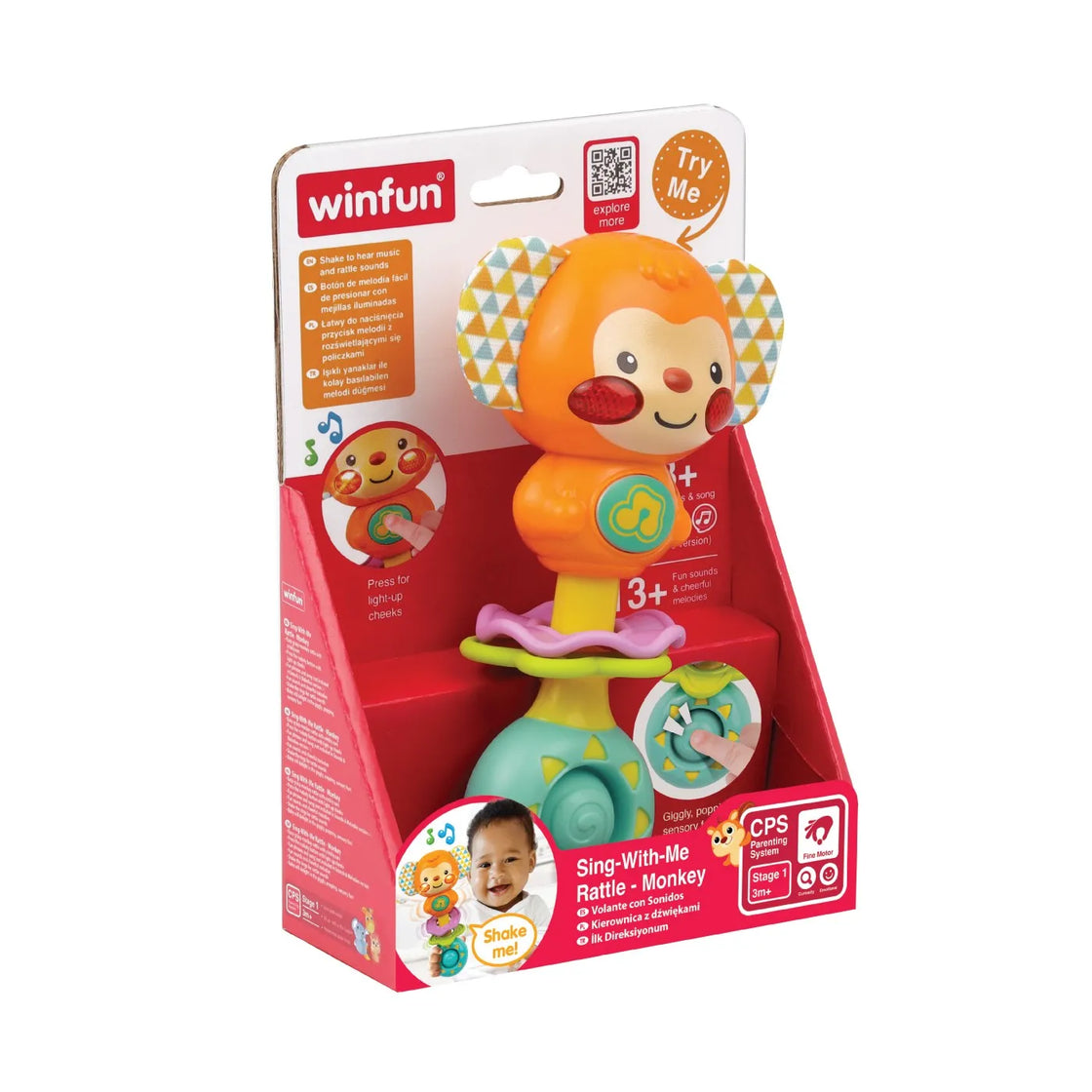 Winfun zornaitoare maimuta canta cu mine