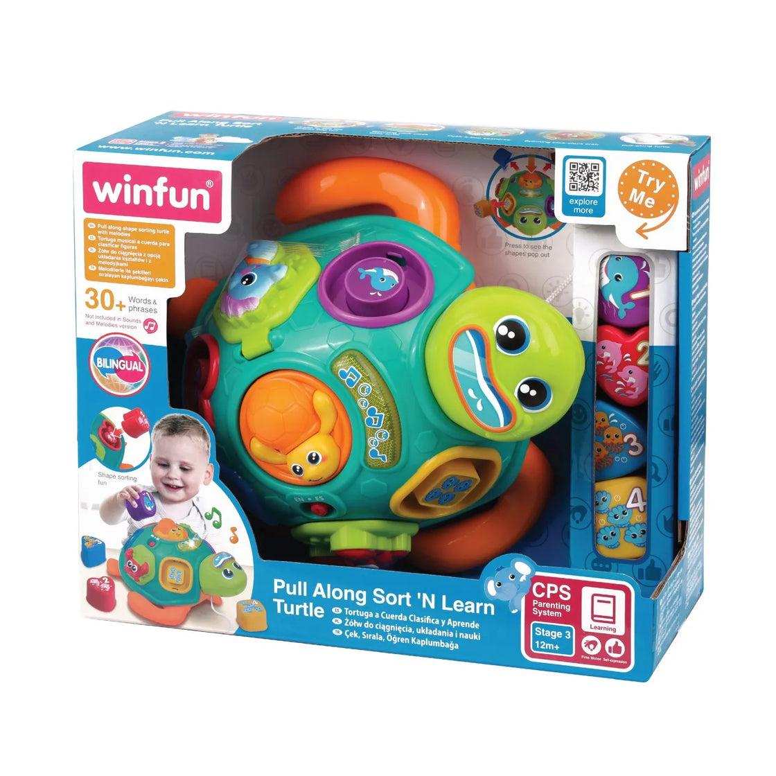 Winfun jucarie de tras testoasa cu forme