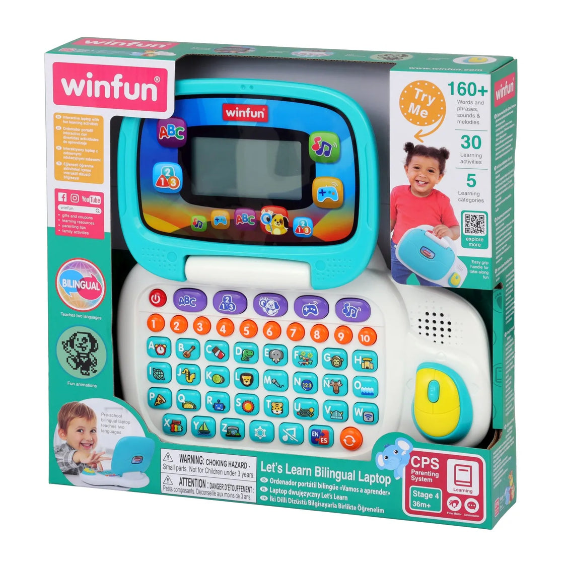 Winfun laptop sa invatam bilingv