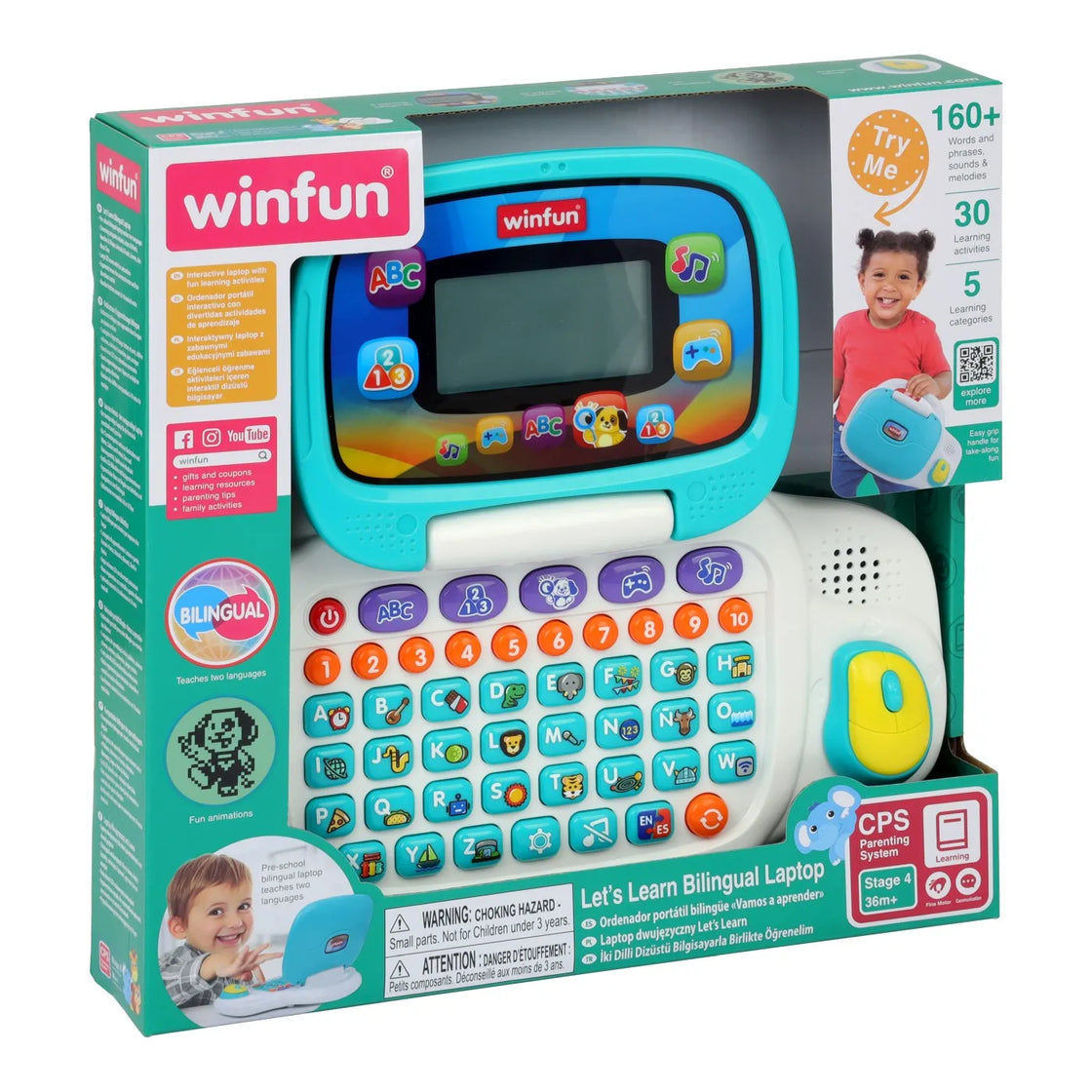 Winfun laptop sa invatam bilingv