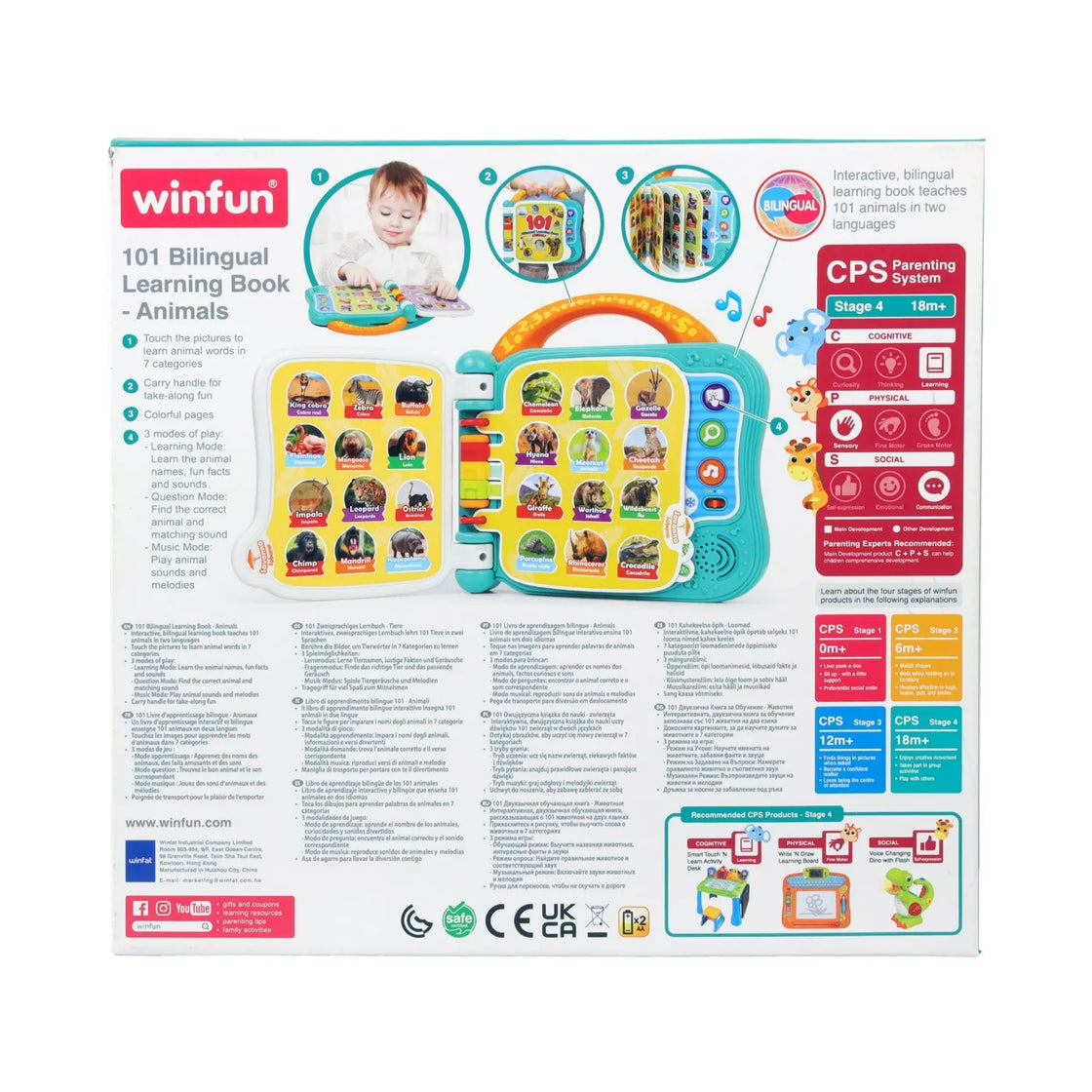 Winfun carticica bilingva pentru invatarea animalelor