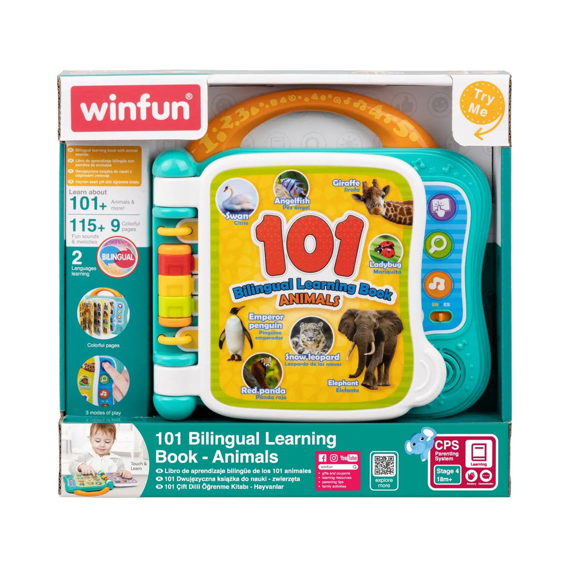 Winfun carticica bilingva pentru invatarea animalelor