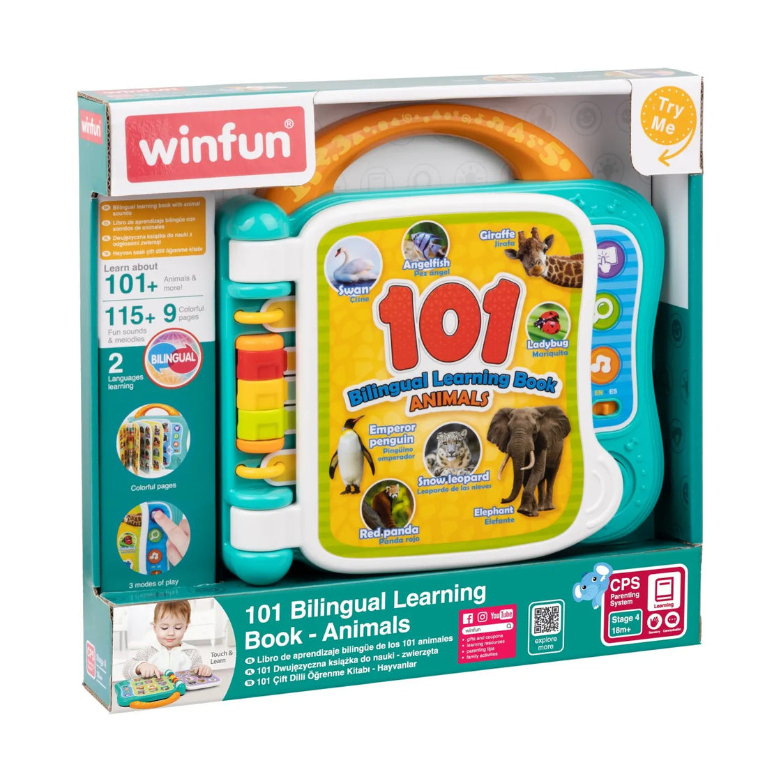 Winfun carticica bilingva pentru invatarea animalelor