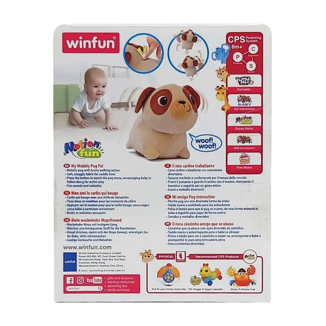 Winfun jucarie interactiva catelus pug