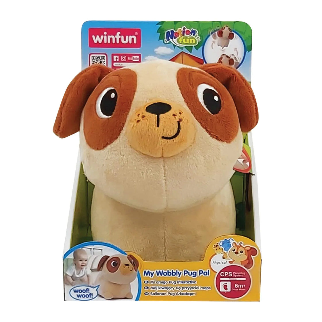 Winfun jucarie interactiva catelus pug