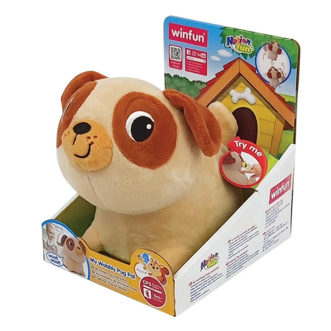 Winfun jucarie interactiva catelus pug