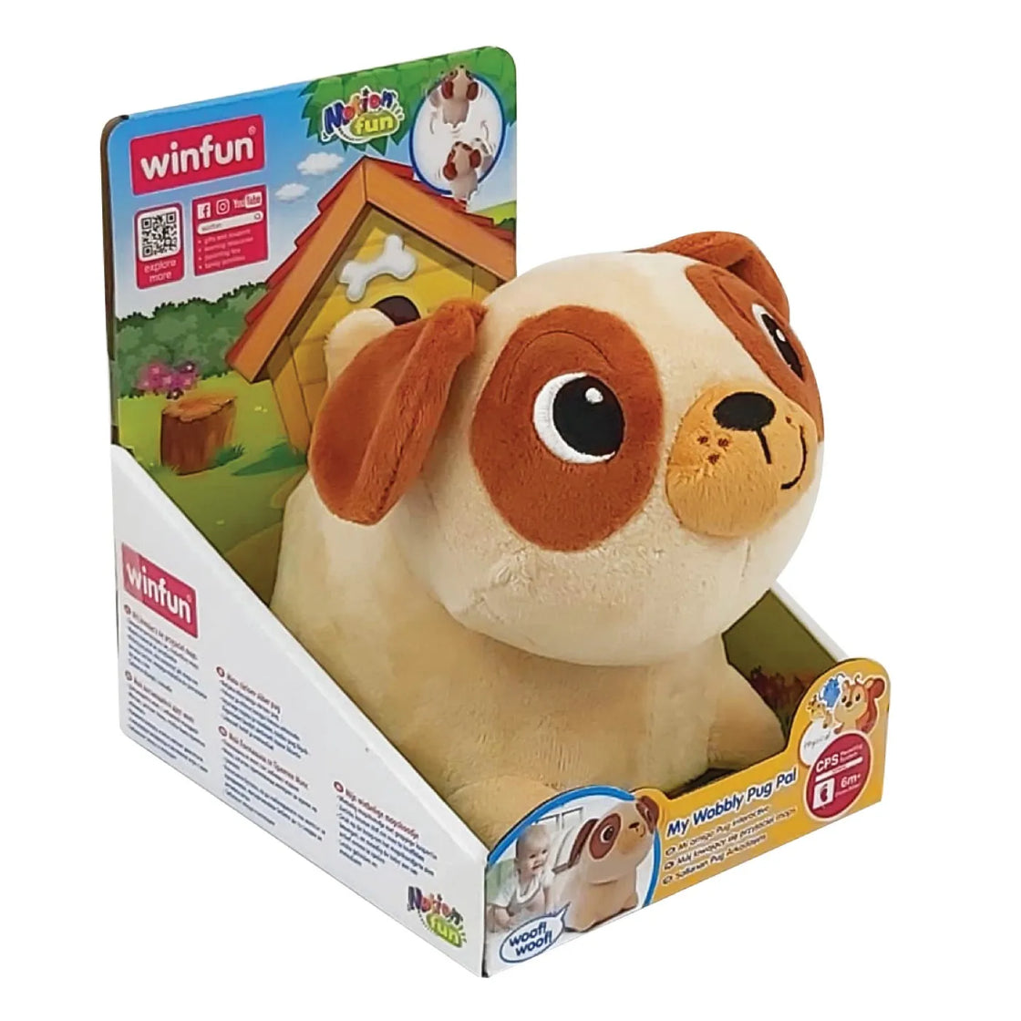 Winfun jucarie interactiva catelus pug