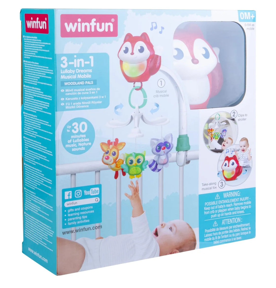 Winfun proiector 3 in 1 vulpita