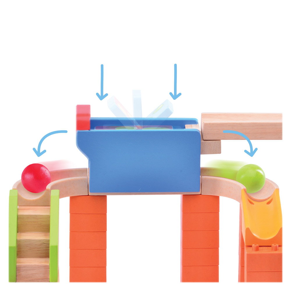 Traseu cu bile din lemn Flipper, Wonderworld