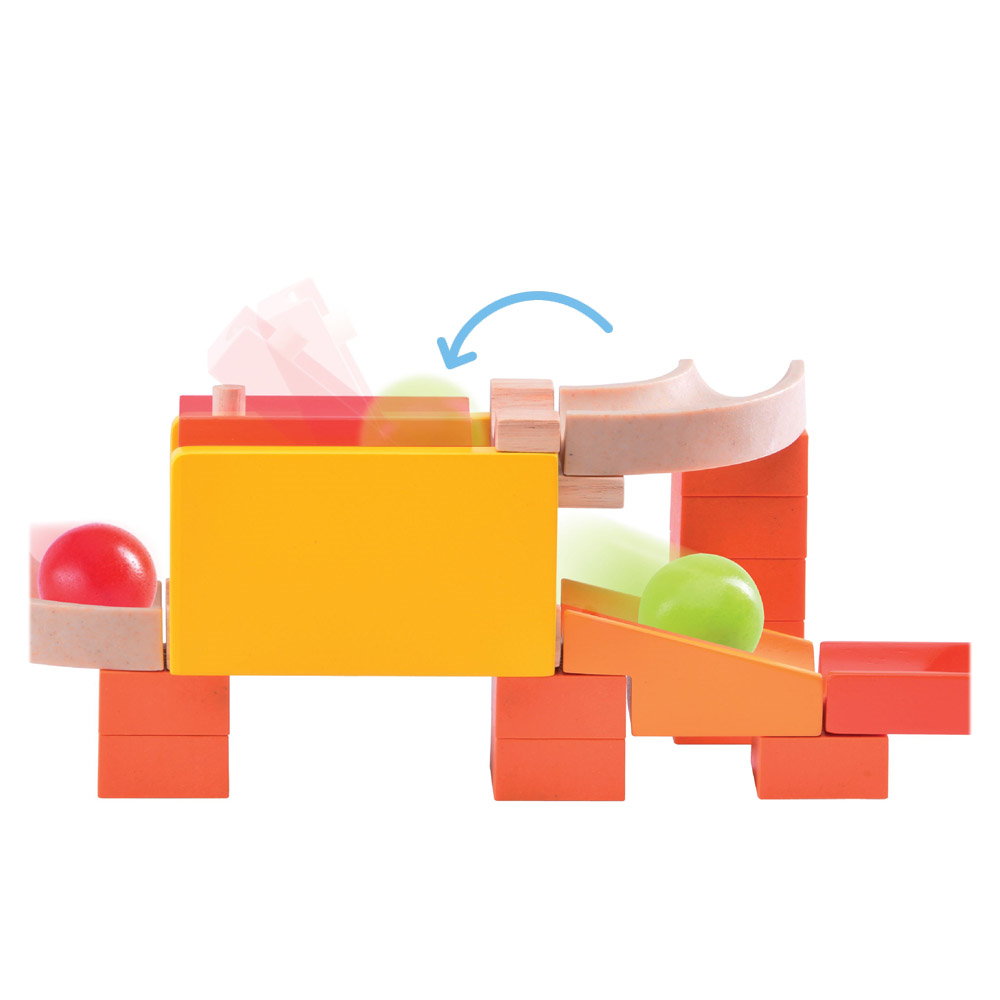 Traseu cu bile din lemn Flipper, Wonderworld