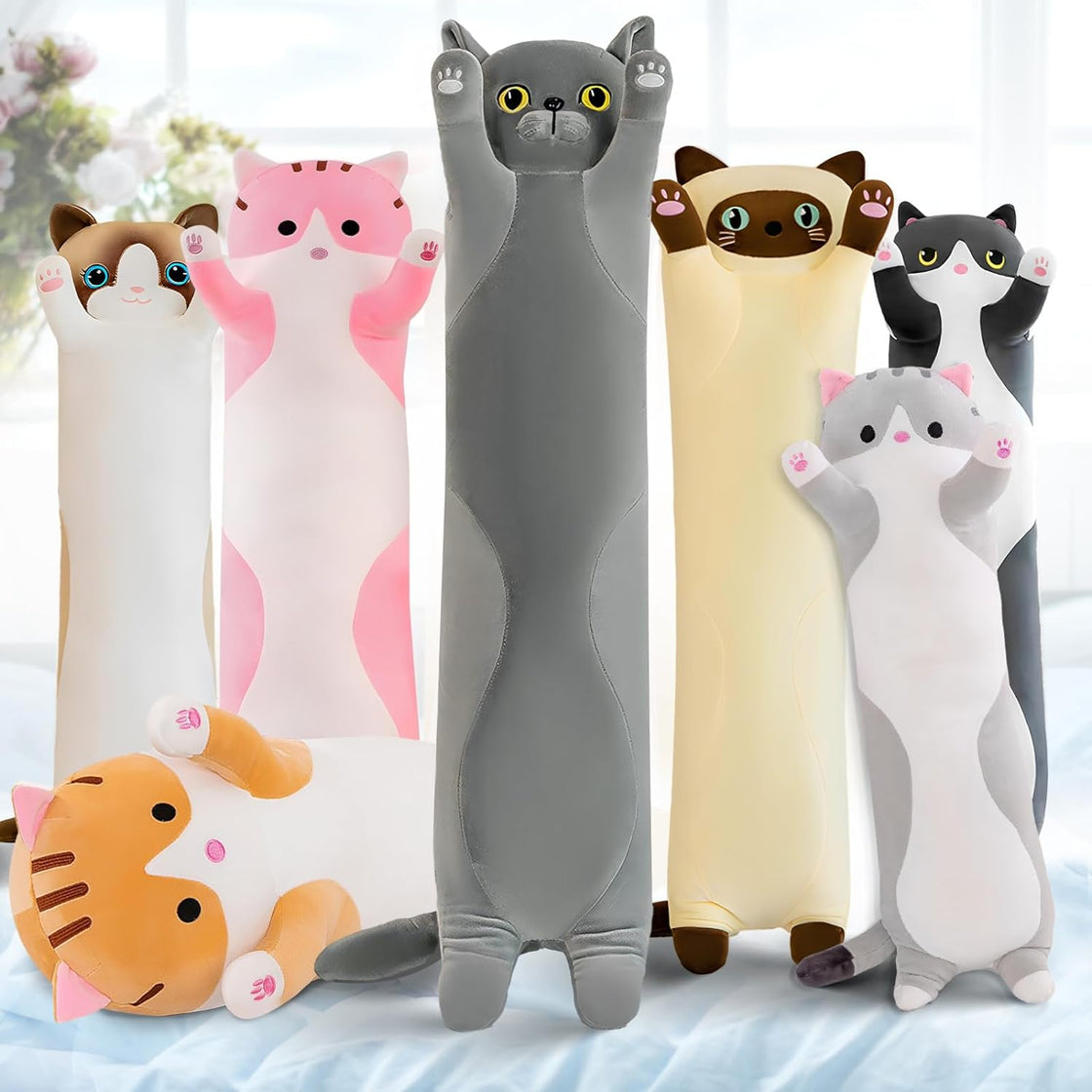Jucărie pluș pisică British Shorthair 50cm