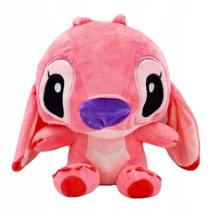 Jucărie Pluș Stitch Angel - Roz 25cm