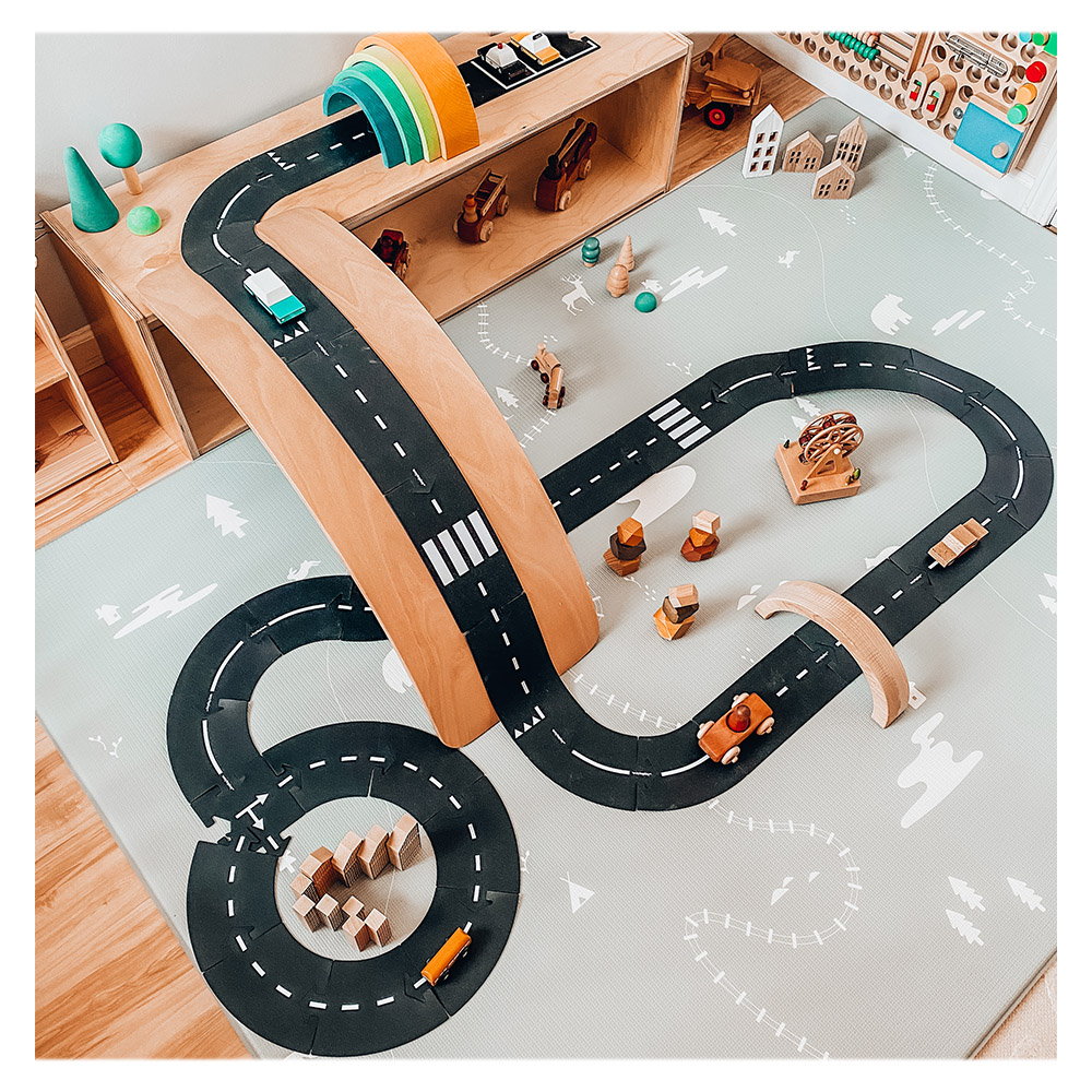 Traseu auto Waytoplay, King of the road, 40 piese